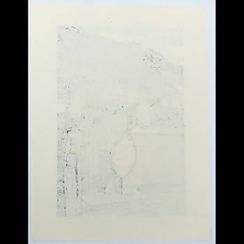[真作]創作版画　西嶋勝之先生木版画「むらさめ」サインあり　無限定　☆送料無料 真作]創作版画 西嶋勝之先生木版画「むらさめ」サインあり 無